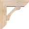 Ekena Millwork Legacy Slat Smooth Bracket w/ Offset Brace, Douglas Fir, 5 1/2"W x 16"D x 16"H BKT0604X16X16LEC06SDF - alternate 3